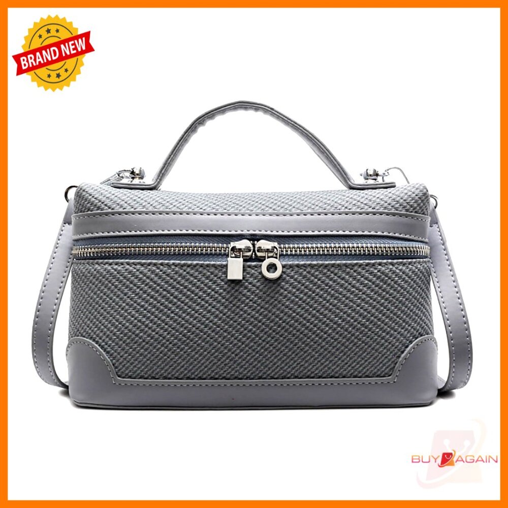 Leather Crossbody Bag Top Handle Pouch Purse Mini Shoulder Handbag